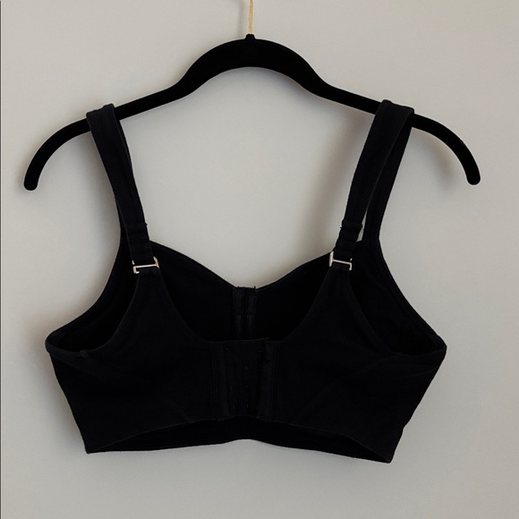 Natori BLACK cotton underwire sports bra 34DD. - Picture 6 of 16